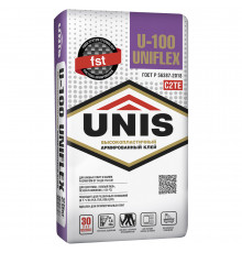 Плиточный клей ЮНИС U-100 UNIFLEX