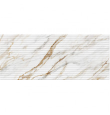 Плитка настенная Ideal white белый 02 25х60 (1,2м2/57,6м2/48уп) рельеф (глянцевая)