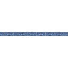 Плитка бордюр Laparet Универсальные Элементы синий неполированная глянцевая глазурованная 20x1.3