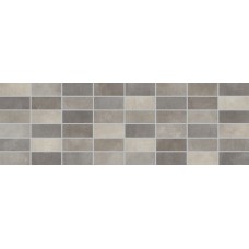 Плитка декофон Lb-Ceramics Fiori Grigio 1064-0103-1001 серый матовая глазурованная 60x20