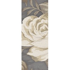 Плитка бордюр Fiori Grigio Многоцветный 1501-0100 Lb-Ceramics Фиори Гриджо 20x7.5