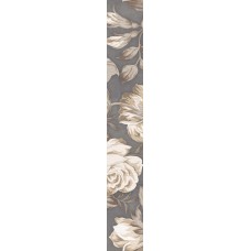 Плитка бордюр Fiori Grigio Многоцветный 1506-0100 Lb-Ceramics Фиори Гриджо 60x9