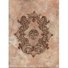 Плитка декор Капри Коричневый 1634-0092 Lb-Ceramics LB-CERAMICS 33x25