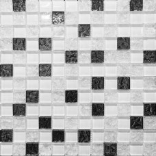 Мозаика 30x30 AltaCera Bella Mosaic Glass White DW7MGW00