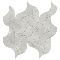 Мозаика 30.5x27.7 Atlas Concorde Marvel X Grey Cloud Mosaico Waterfall Lappato AF8U