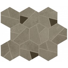 Мозаика 28.5x25 Atlas Concorde Boost Pro Taupe Mosaico Hex Coffee A0QP