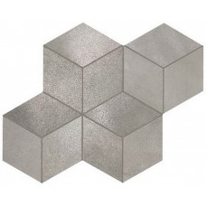 Мозаика 35x30 Atlas Concorde Blaze Aluminium Mosaico Esagono Lapp A0UL