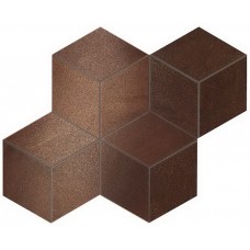 Мозаика 35x30 Atlas Concorde Blaze Corten Mosaico Esagono Lapp A0UM