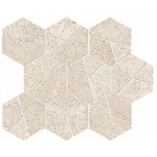 Мозаика 28.5x25 Atlas Concorde Boost Stone Ivory Mosaico Hex A7CU