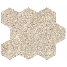 Мозаика 28.5x25 Atlas Concorde Boost Stone Cream Mosaico Hex A7CV