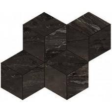 Мозаика 35x30 Atlas Concorde Marvel Edge Absolute Brown Mos Esagono Lapp AEPL