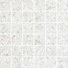 Мозаика 30.5x30.5 Atlas Concorde Marvel Gems Terrazzo White Mosaico Lappato Лаппатированная AS7P