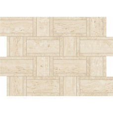 Мозаика 46.8x35 Atlas Concorde Marvel Travertine Sand Mosaico Basketweave AF9N