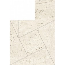 Мозаика 26x22 Atlas Concorde Marvel Travertine White Mosaico Tessellation AF9G