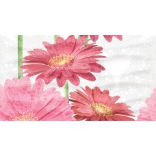 Плитка декор Ceradim Gerbera КПН16GerberaB розовый глянцевая глазурованная 45x25