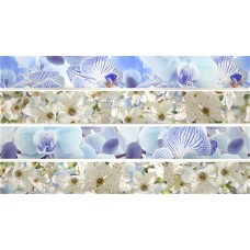 Плитка декор Ceradim Spring КВС16MosaicBlue синий глянцевая глазурованная 45x25