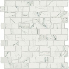 Мозаика 30x30 Италон Charme Advance Platinum white mosaico raw Патинированный 620110000143