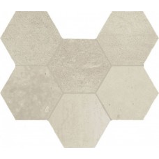 Мозаика 29x25 Италон Terraviva M-n Mosaico Hexagon Матовый 620110000107