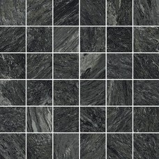 Мозаика 30x30 Италон Skyfall Nero Mosaico Патинированный 610110000611