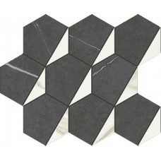 Мозаика 31x25.4 Италон Metropolis Mosaico Hexagon Cold Натуральный 620110000159