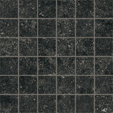 Мозаика 30x30 Италон Room Stone Black Mosaico Патинированный 610110000426