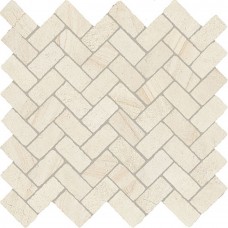 Мозаика 31.5x29.7 Италон Room Stone White Mosaico Cross Патинированный 620110000096