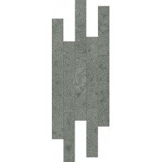 Мозаика 78x28 Италон Genesis Grey Brick 3D Натуральный 620110000088