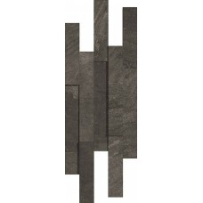 Мозаика 78x28 Италон Climb Graphite Brick 3D Натуральный 620110000060