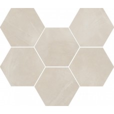 Мозаика 29x25 Италон Continuum Pure Mosaico Hexagon Натуральный 620110000187