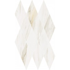 Мозаика 48x28 Италон Stellaris Carrara Ivory Mosaico Diamond Люкс 620110000204