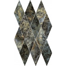 Мозаика 48x28 Италон Stellaris Madagascar Dark Mosaico Diamond Люкс 620110000210