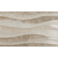 Плитка настенная 55x33.3 Ecoceramic Eleganza Waves Taupe EC_ELG_WV_TP