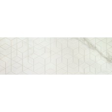 Плитка настенная 40x120 Porcelanite Dos Decor.1212 Blanco Diamond