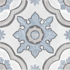 Керамогранит Cifre 20x20 Adobe Basma Decor White Mate матовая