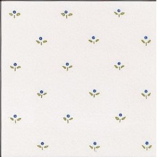 Плитка настенная 15x15 Adex Modernista Decorado Mimosa PB Azul C ADMO6009