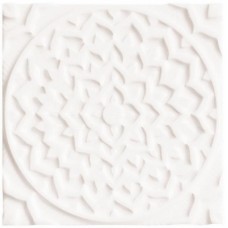 Декоративный элемент 15x15 Adex Earth Relieve Mandala Cosmos Navajo White ADEH4001