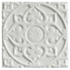 Декоративный элемент 15x15 Adex Earth Relieve Mandala Energy Gray ADEH4016