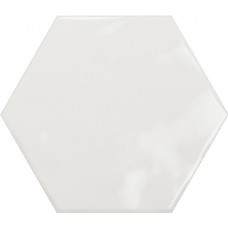 Плитка настенная 17.3x15 Ceramica Ribesalbes Geometry Hex White Glossy PT03134