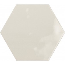 Плитка настенная 17.3x15 Ceramica Ribesalbes Geometry Hex Creme Glossy PT03137