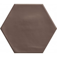 Керамогранит 17.3x15 Ceramica Ribesalbes Geometry Hex Brown Matt PT03151