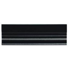 Бордюр 20x6.5 Ceramiche Grazia Vintage Finale Black FIV7