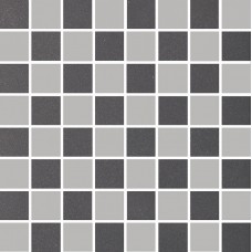 Мозаика 30x30 Ceramiche Grazia Retro Mosaico Coal-Silver MOR16