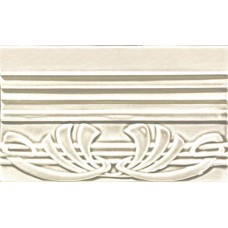 Бордюр 20x12 Ceramiche Grazia Epoque Terminale Deco Ivory Craquele TED2