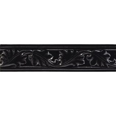 Бордюр 26x6.5 Ceramiche Grazia Formae Foliage Ebony FO2