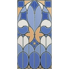 Декоративный элемент 80x40 Ceramiche Grazia Venice Панно Pannello Fenice Cobalt Craquele FENI3