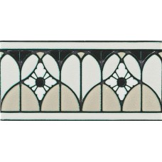 Бордюр 20x10 Ceramiche Grazia Venice Bordura Fenice Gray Craquele FENI100