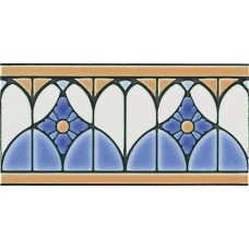 Бордюр 20x10 Ceramiche Grazia Venice Bordura Fenice Cobalt Craquele FENI300