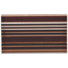 Бордюр 20x12 Ceramiche Grazia Venice Terminale Pitti Dark Caramel Craquele TEP7