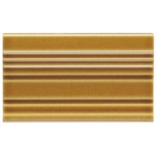 Бордюр 20x12 Ceramiche Grazia Venice Terminale Pitti Dark Mustard Craquele TEP8