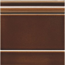 Специальный элемент 20x20 Ceramiche Grazia Venice Плинтус Zoccolo Dark Caramel Craquele ZOE7